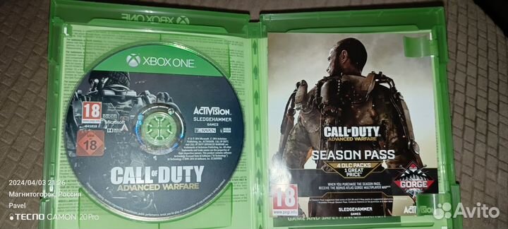 Call of duty advanced warfare Xbox one