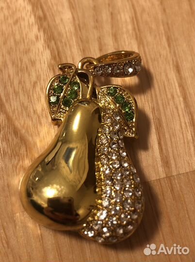 Флешка usb 2.0 4gb «Груша» стразы