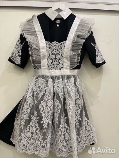 Школьная Форма с белым фартуком