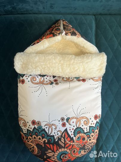 Выписной конверт овчина 50