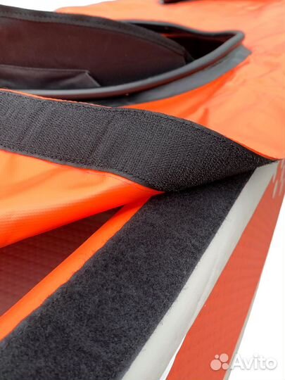 Жесткий надувной двухместный каяк с фартуком