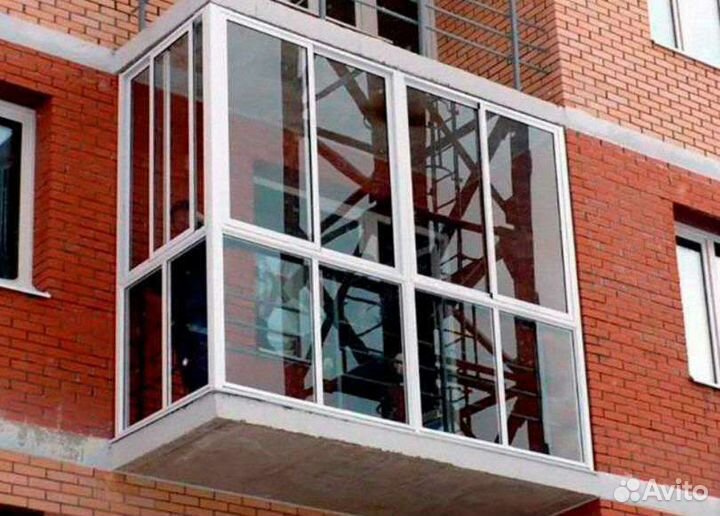 Остекление балконов, замена пластиковых окон