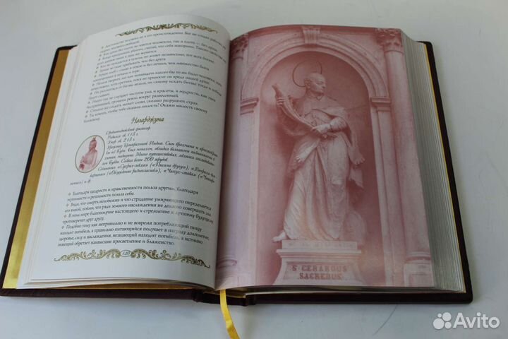 Золотая мудрость.бордовая кожа