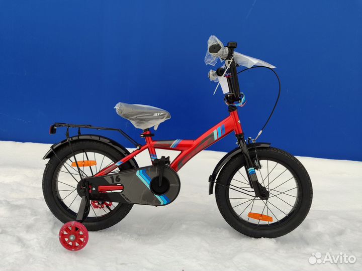 Велосипед детский 16 aist stitch красный