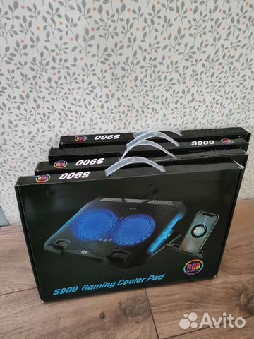 Охлаждающая подставка для ноутбука с подсветкой