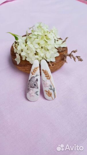 Заколка для волос ручная работа