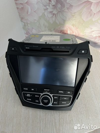 Штатная магнитола hyundai santa fe 3