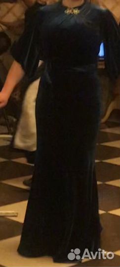 Вечернее платье 48 размер бу одевала один