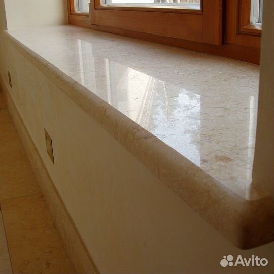 Подоконник из мрамор и гранит натуральный