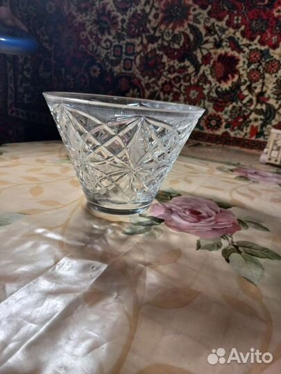 Ваза хрустальная СССР