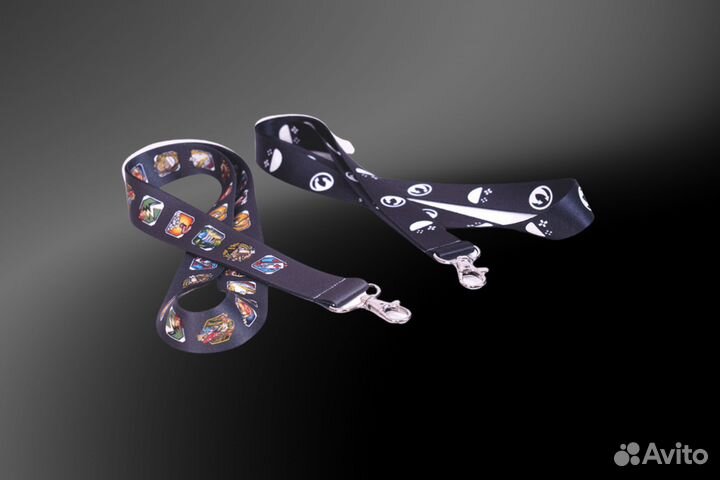 Производство фирменных лент для бейджей. Ланъярда