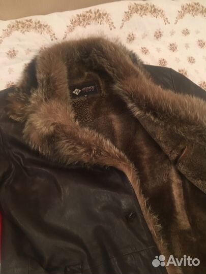Элитная, Фирменная Дубленка, Натуральная Кожа, Нат