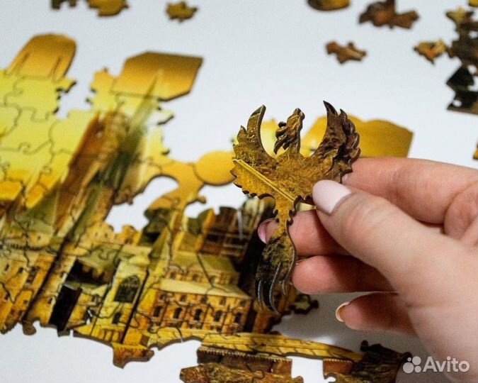 Деревянный пазл Гарри Поттер Хогвартс