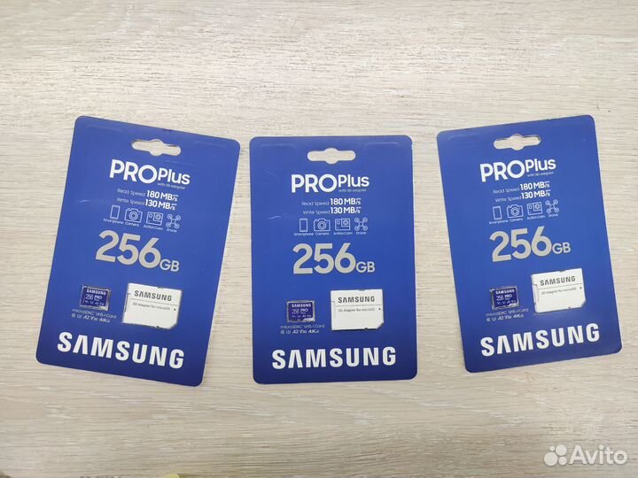 Новая MicroSD Samsung Pro Plus 256Gb