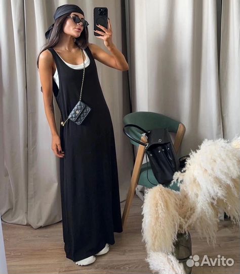 Платье майка новое женское макси 42-46