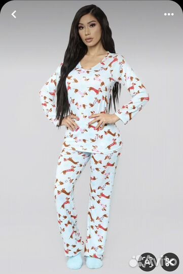 Новая новогодняя пижама Fashion Nova 3XL (52р)