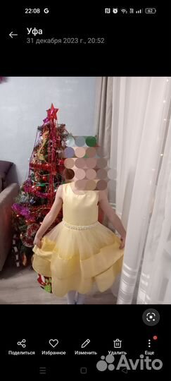 Платье для девочки 116