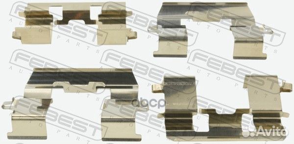 Комплект монтажный для дисковых колодок honda A