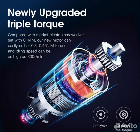 Прецизионная отвёртка электрическая uftools