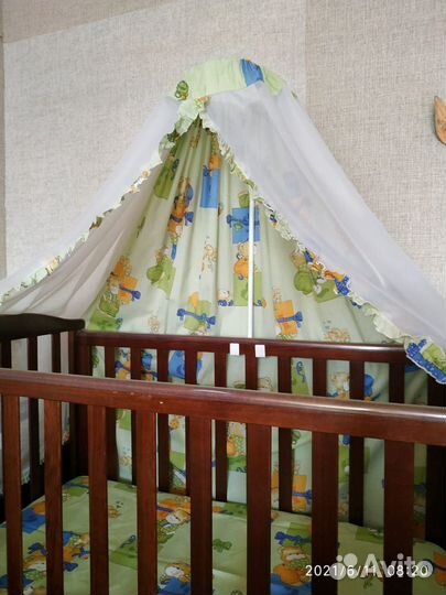 Балдахин, бортики, постельное белье