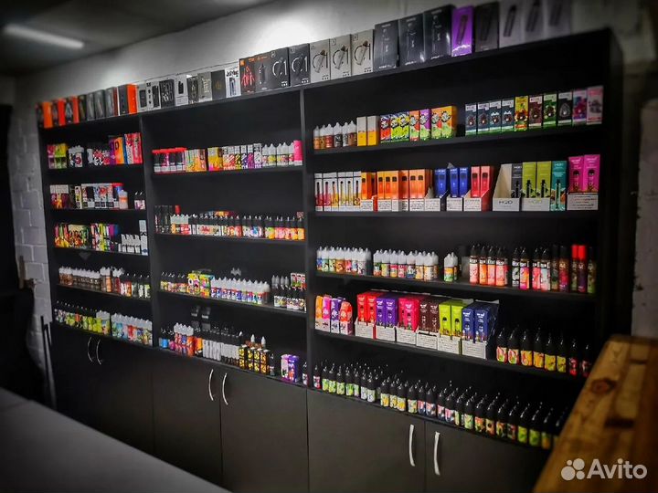 Витрины для вейпов и табака