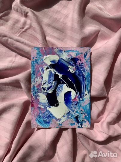 Стильная абстракция интерьерная картина