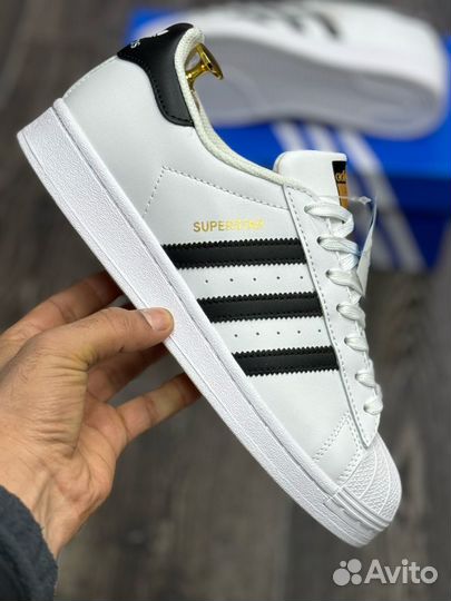 Кроссовки Adidas Superstar белые/черные