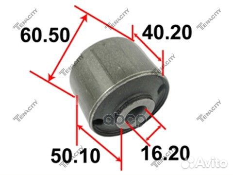 Сайлентблок LC80 48702-60050 aamto1111 Tenacity