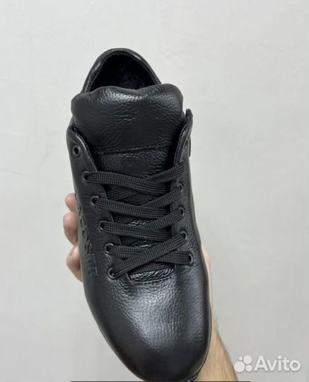 Кроссовки зимние кожа Lacoste