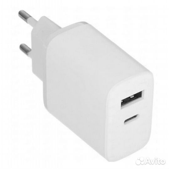 Сетевое зарядное устройство Axxa USB A + USB-C, PD