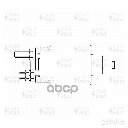 Реле втягивающее стартера для а/м газ ГАЗель Next