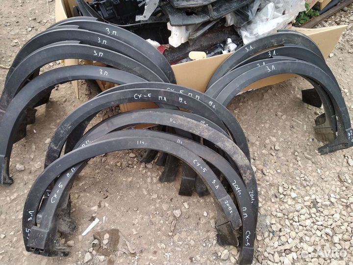 Молдинги пороги мазда cx5 1 2 2012-2022