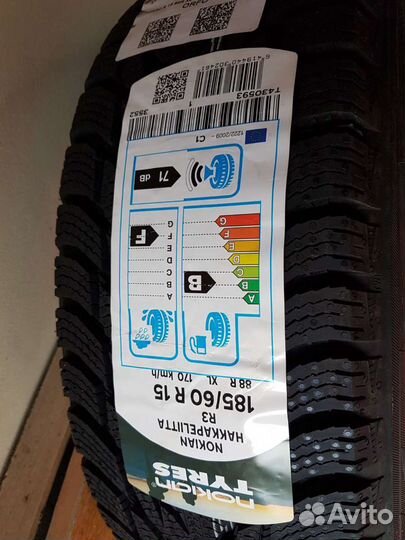 Nokian Tyres Hakkapeliitta R3 185/60 R15