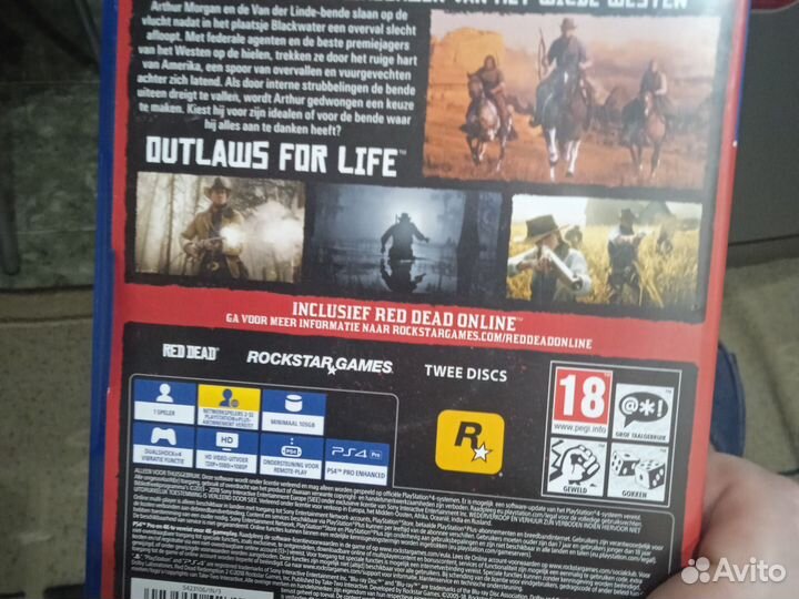 Red dead redemption 2 ps4 диск