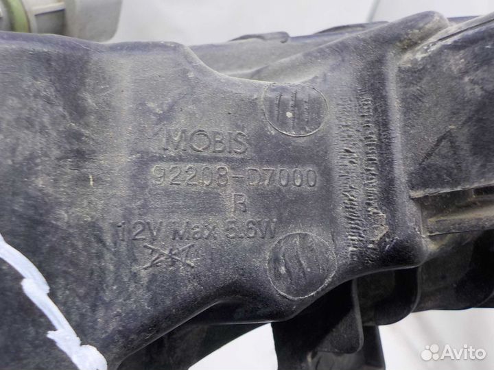 Туманка hyundai tucson передняя правая