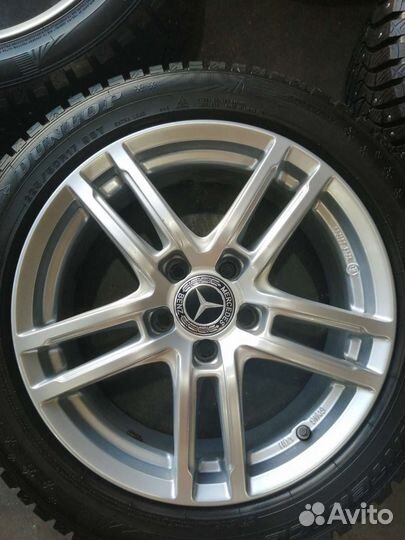 Зимние колёса Mercedes C-class 225/50/17 Dunlop