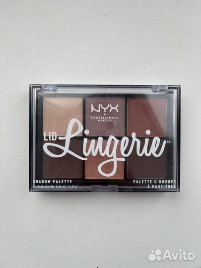 NYX Палетка теней. LID lingerie shadow palette
