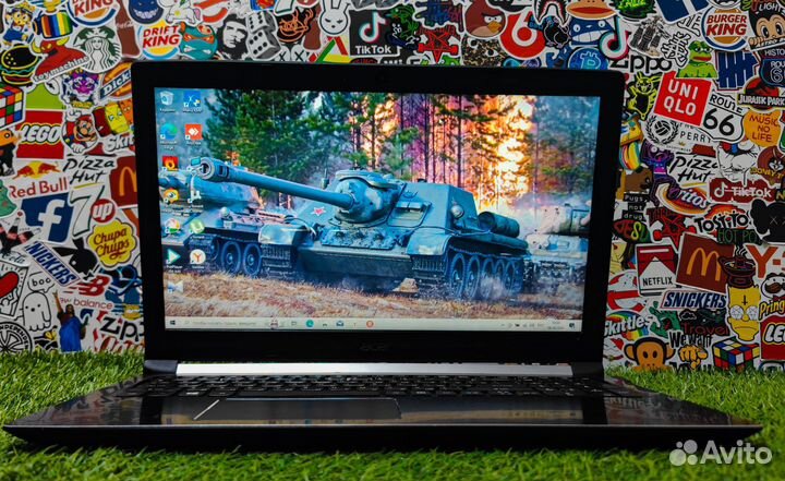 Мощный металлический игровой ноутбук Acer