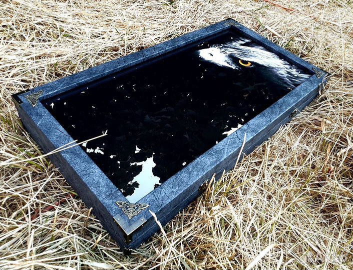 Нарды под стеклом