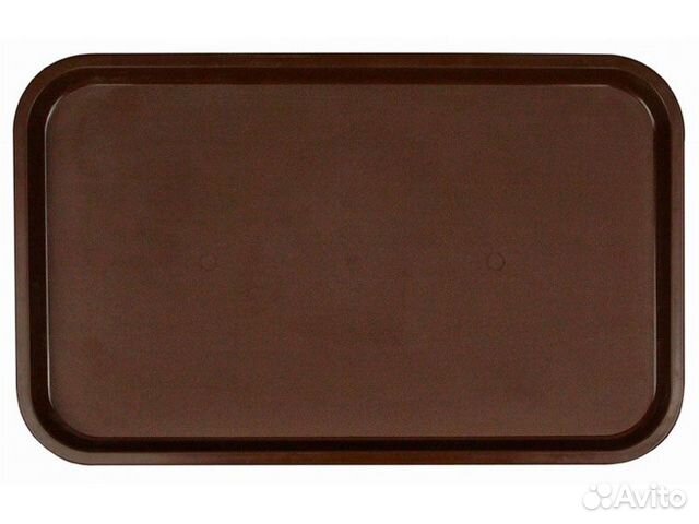 Поднос столовый из полипропилена 530x330 мм темно