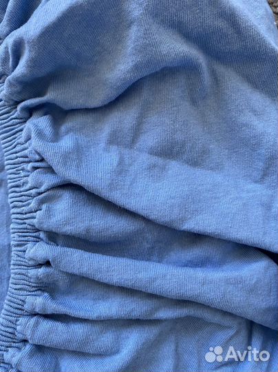 Простынь на резинке детская Лён