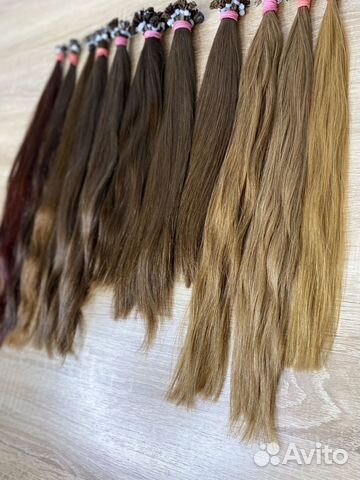 Славянские волосы на mini капсулах, 100шт