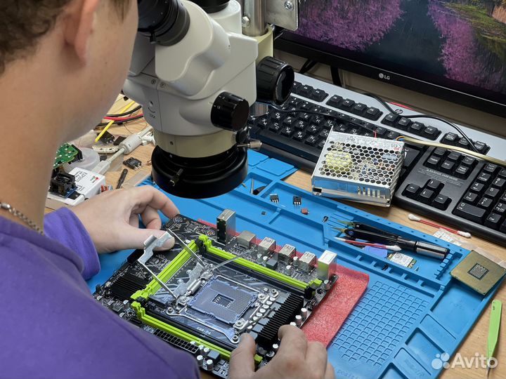 Пайка и ремонт электроники платы / BGA пайка