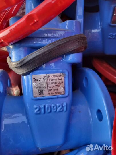 Задвижка Tecofi Франция ду100 43шт