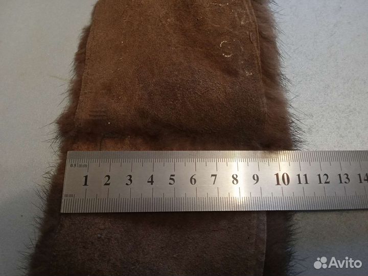 Меховой воротник норка