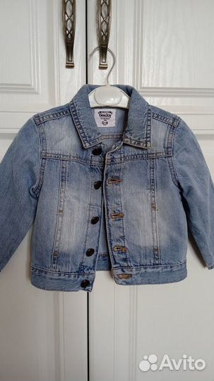 Куртка джинсовая на девочку (мальчика), 86 размер