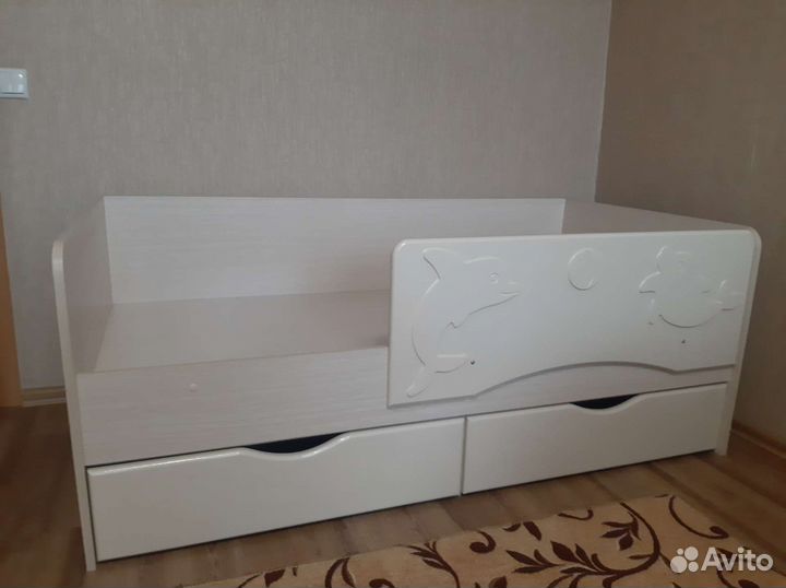 Детская кровать от 3 лет с матрасом бу