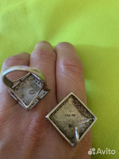 Кольцо Италия Серебро 925 проба Подвеска Кулон