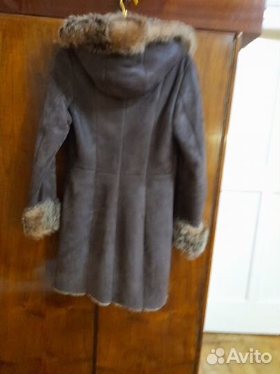 Дубленка натуральная женская размер S