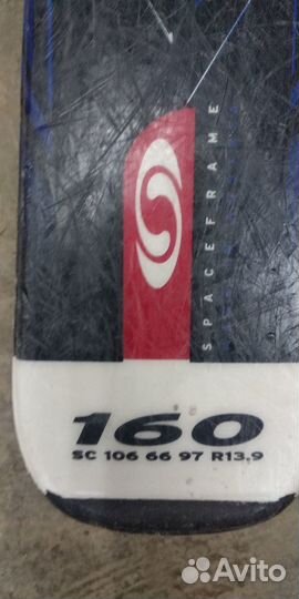 Горные лыжи salomon с ботинками